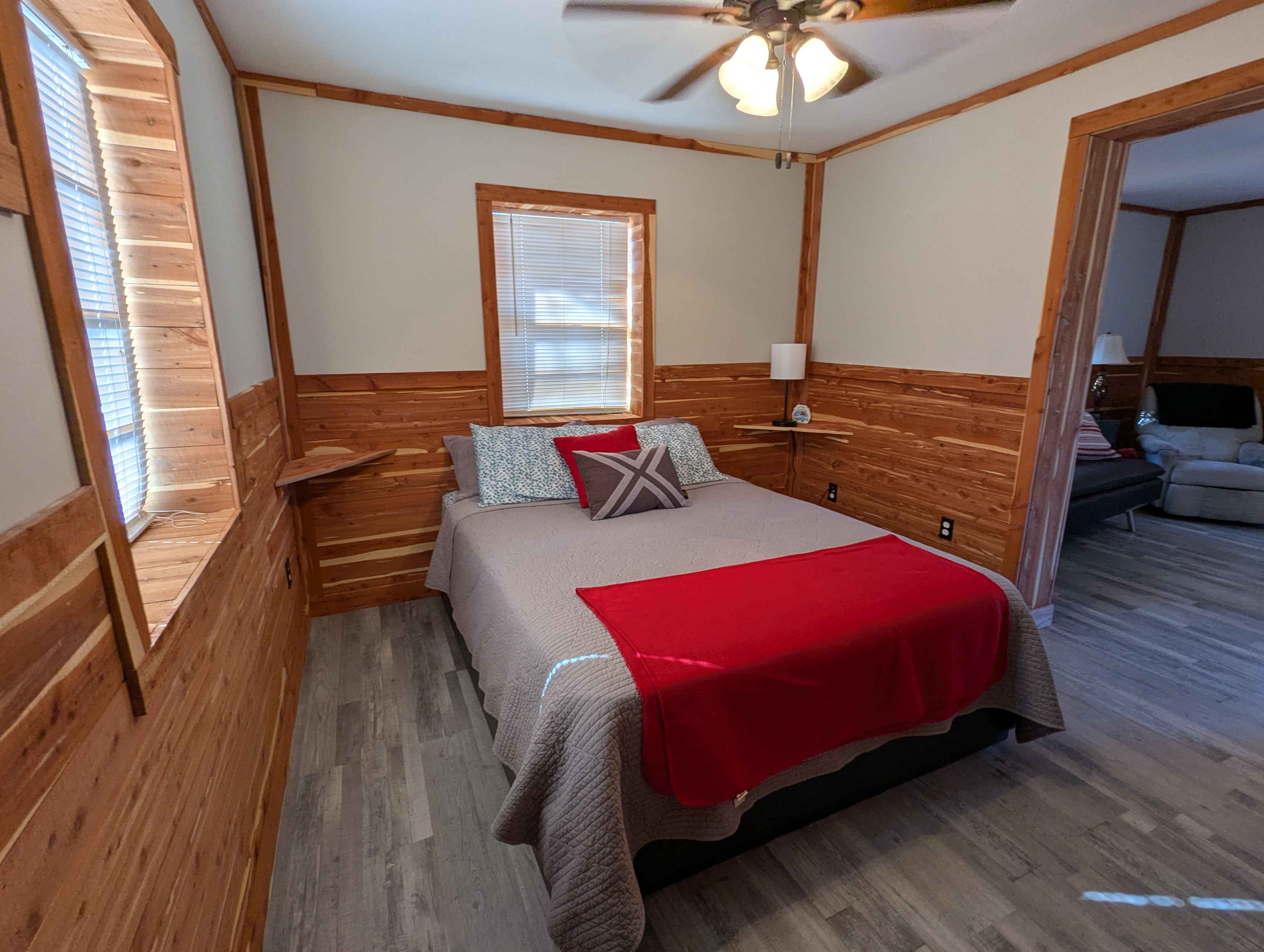 Deluxe cabin bedroom
